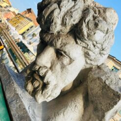 MODELLO TESTA DI TITANO IN PASTA DI GESSO