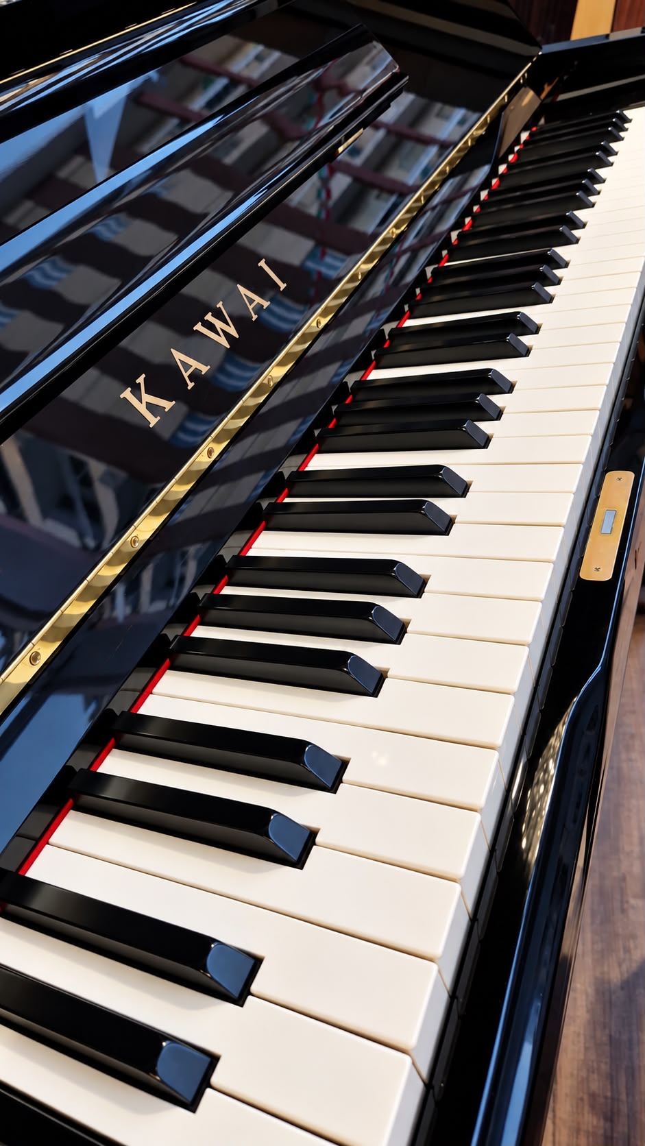 Pianoforte verticale Kawai NS-20A – Made in Japan – 1998 – Nero lucido - immagine 2