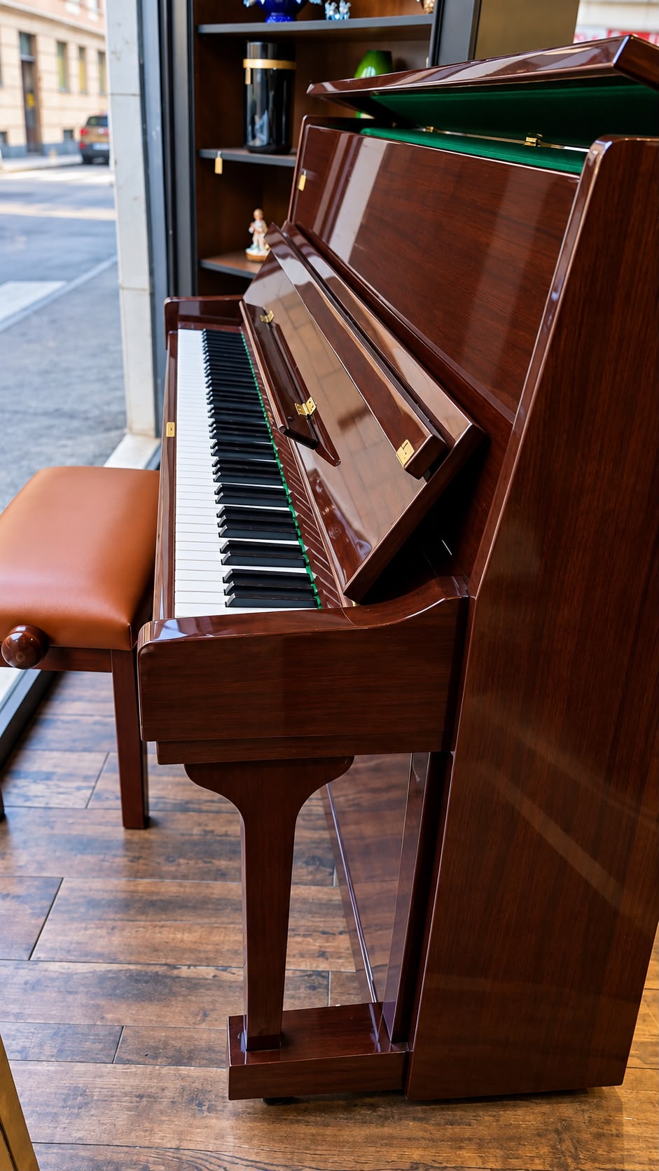Pianoforte verticale Mahler – Noce lucido - immagine 2