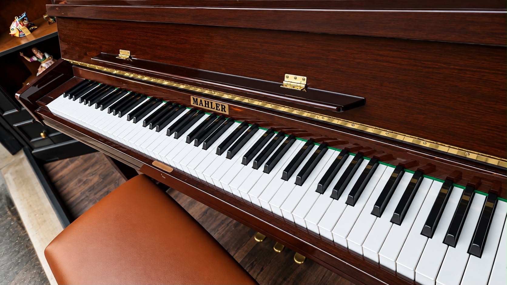 Pianoforte verticale Mahler – Noce lucido - immagine 3