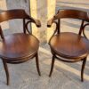 Coppia di poltroncine in legno curvato – stile Thonet