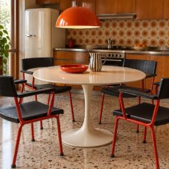 set di 4 Poltroncine vintage ALFEO – L/O Design con braccioli